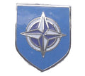 N.A.T.O. Enamel Lapel Pin Badge image 0