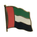 United Arab Emirates National Flag 3/4 Gold Plated Courtesy Enamel Pin Badge image 0