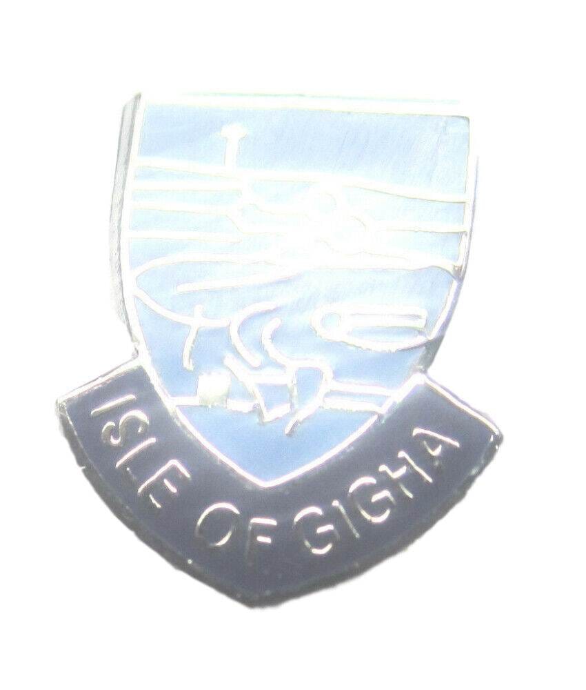 Isle Of Gigha Quality Enamel Lapel Pin Badge image 0