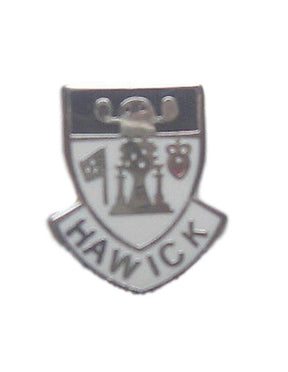 Hawick On The Scottish Borders Quality Enamel Lapel Pin Badge image 0