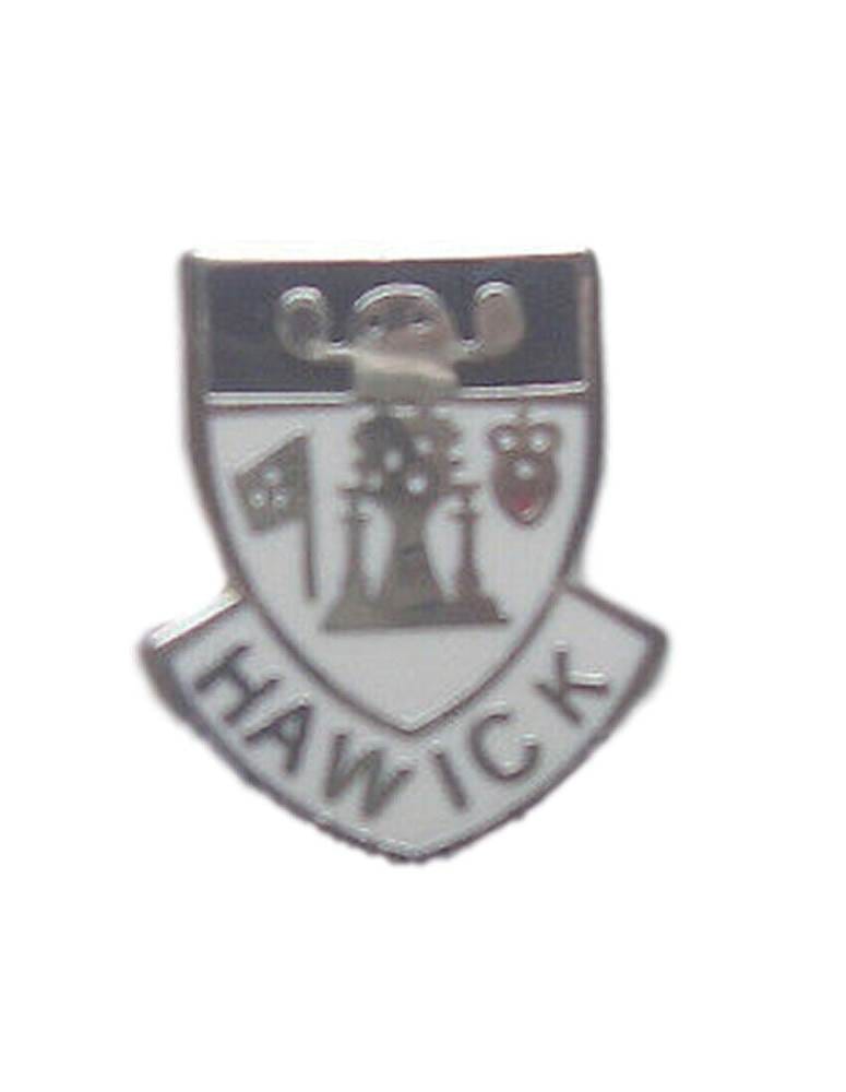 Hawick On The Scottish Borders Quality Enamel Lapel Pin Badge image 0