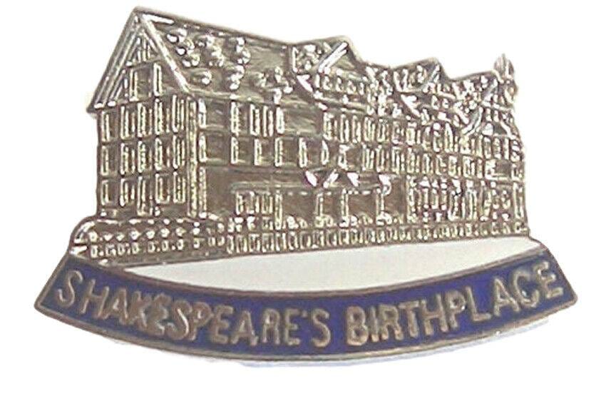 Shakespears Birthplace Quality Enamel Lapel Pin Badge image 0
