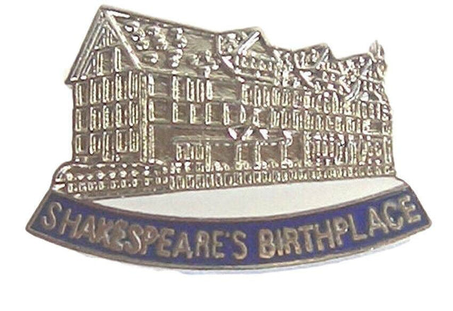 Shakespears Birthplace Quality Enamel Lapel Pin Badge image 0