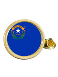 State Of Nevada Part Flag USA Gold Plated Domed Lapel Pin Badge in Bag image 0