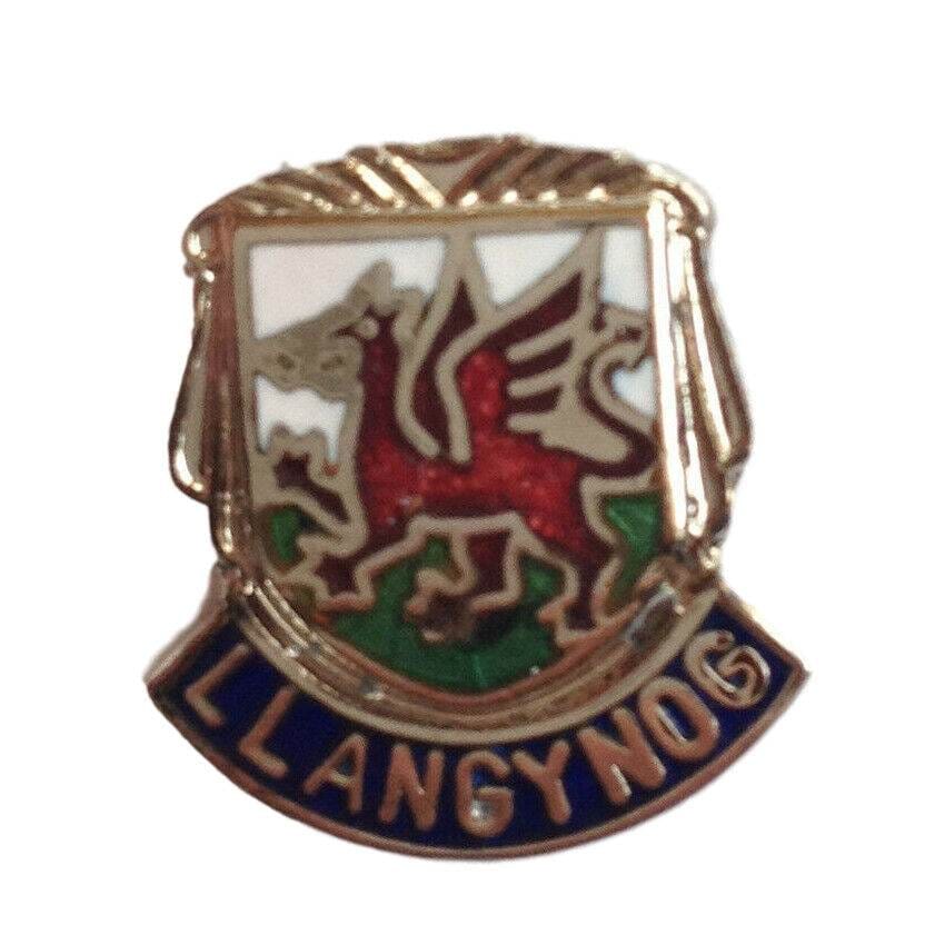 Llangynog Wales Quality Enamel Lapel Pin Badge image 0