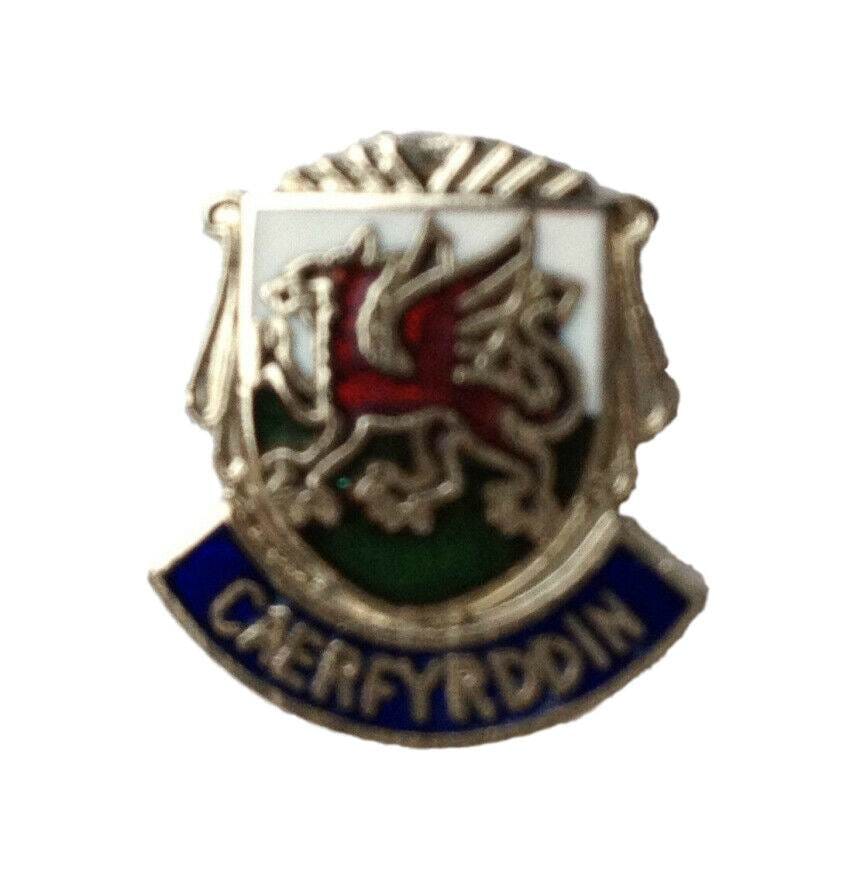 Caerfyrddin Carmarthen Wales Quality Enamel Lapel Pin Badge image 0