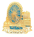 London Eye Thames River, London Landmarks Quality enamel lapel pin badge T886 image 0