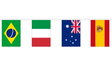 Flagmania 50 Multi Nation Giant Bunting (29m Length)