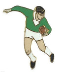 Wharfedale Rugby Player ENAMEL LAPEL PIN BADGE image 0