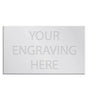 Personalised Self-Adhesive Trophy Plate Silver 51mm x 30mm 