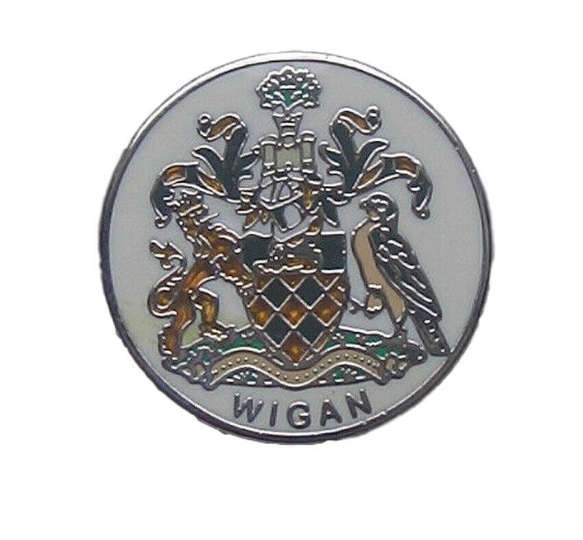 Wigan Quality Enamel Lapel Pin Badge (Design 2) image 0
