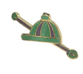 Horse Rider Jockeys Crop and Cap Quality enamel lapel pin badge image 0