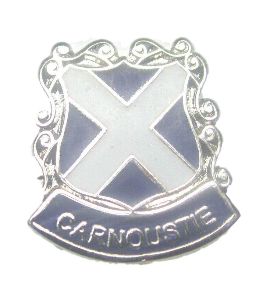 Carnoustie Quality Enamel Lapel Pin Badge image 0