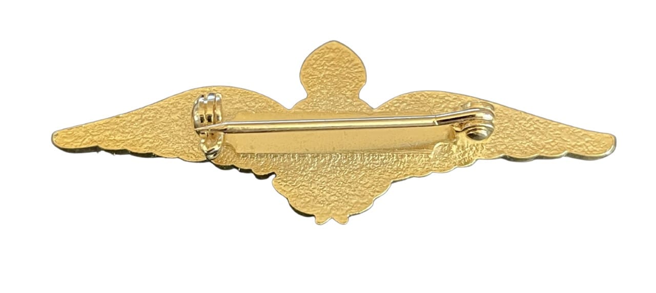 MOD Approved RAF Royal Air Force Sweetheart Wings Blue Enamelled Brooch Badge image 1