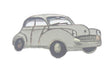 Morris Minor White Motorcar Quality Enamel Lapel Pin Badge image 0