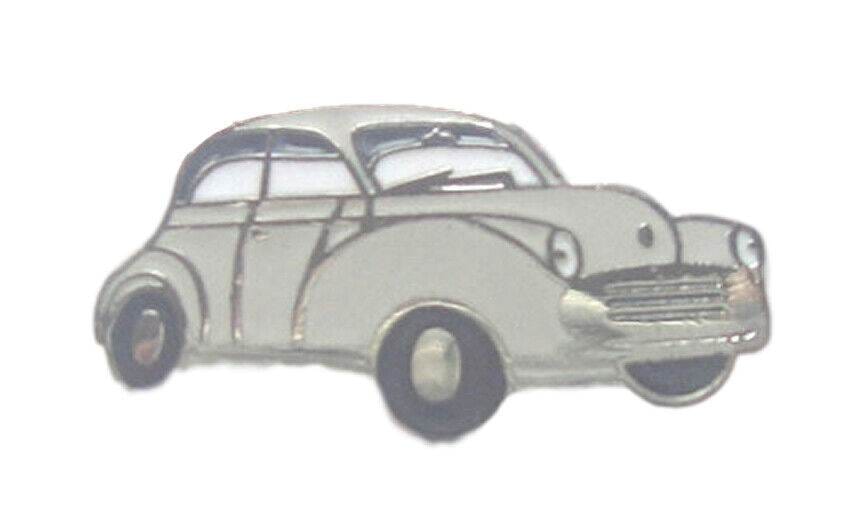 Morris Minor White Motorcar Quality Enamel Lapel Pin Badge image 0