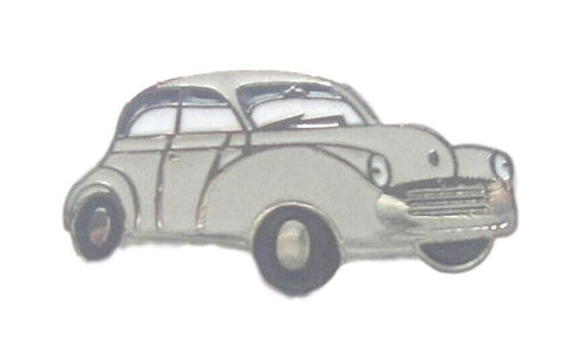 Morris Minor White Motorcar Quality Enamel Lapel Pin Badge image 0