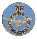Royal Air Force RAF Round Crest - MOD Military Approved RAF Enamel Pin Badge image 2