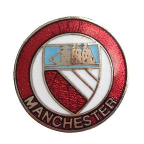 Manchester Crest England Quality Enamel Lapel Pin Badge image 0