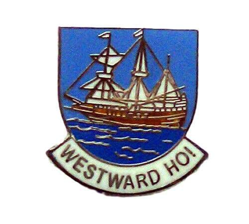 Westward Ho! Quality Enamel Pin Badge image 0