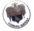Sudbury Suffolk Quality Enamel Lapel Pin Badge image 0