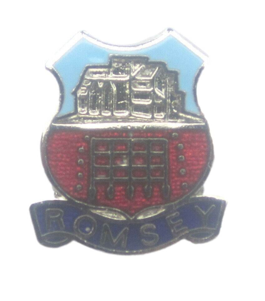 Romsey Quality Enamel Lapel Pin Badge image 0