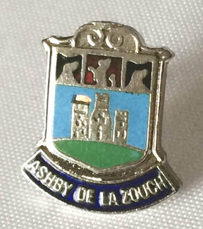 ASHBY DE LA ZOUCH Hard Quality enamel lapel pin badge image 0