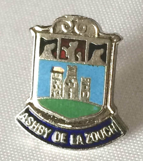 ASHBY DE LA ZOUCH Hard Quality enamel lapel pin badge image 0