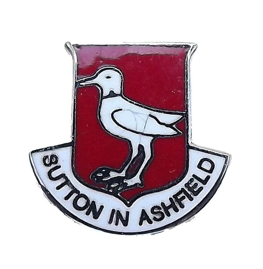 Sutton In Ashfield - England- Quality Enamel Lapel Pin Badge image 0