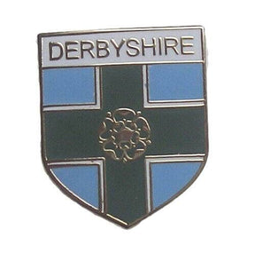 Derbyshire Hard Quality Enamel Pin Badge image 0