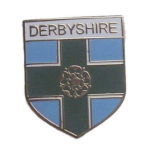 Derbyshire Hard Quality Enamel Pin Badge image 0