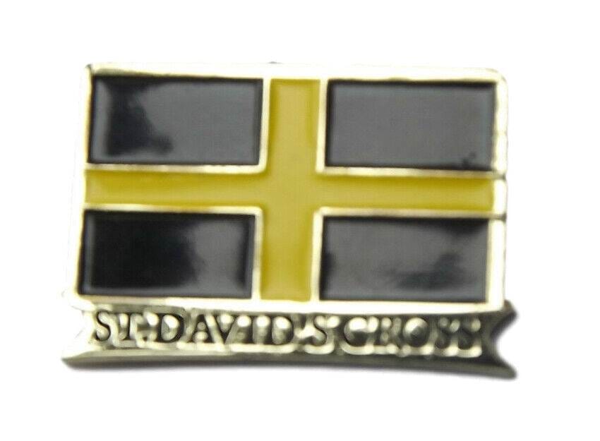 ST Davids Cross Wales Welsh National Quality Enamel Lapel Pin Badge image 0