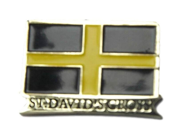 ST Davids Cross Wales Welsh National Quality Enamel Lapel Pin Badge image 0