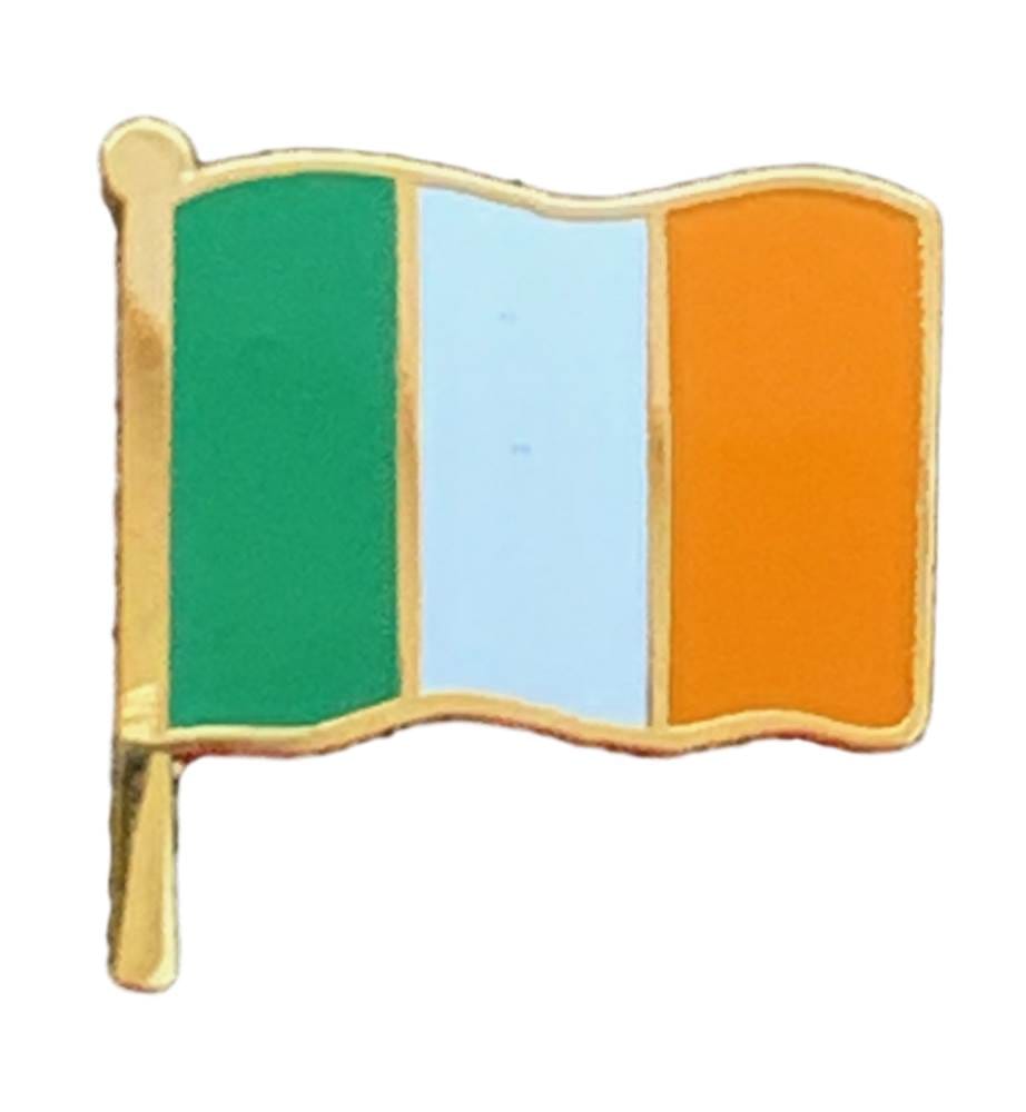 Small Ireland Tri Colours Quality Enamel Lapel Pin Badge T051 image 0
