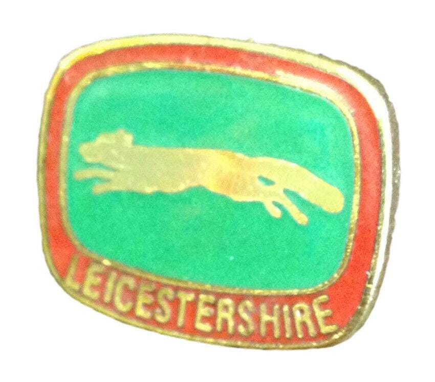 Leicestershire England Enamel Lapel Pin Badge image 0