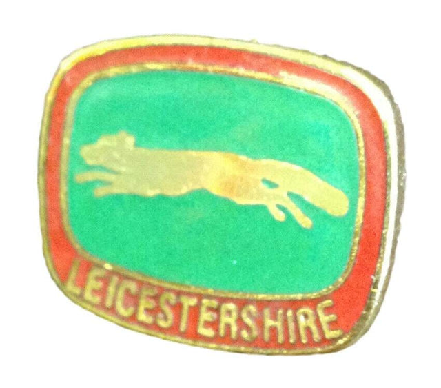 Leicestershire England Enamel Lapel Pin Badge image 0