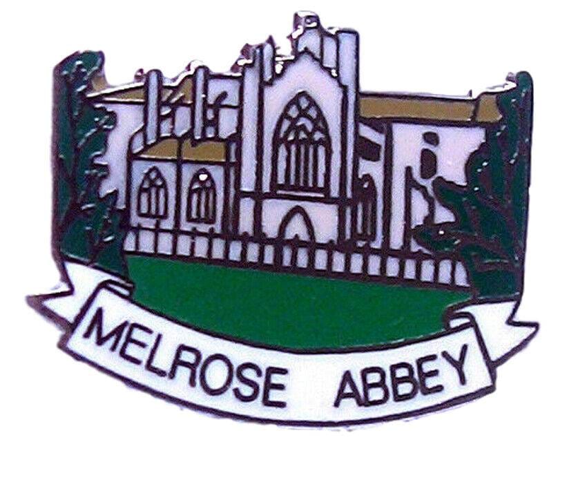 Melrose Abbey Quality Enamel Lapel Pin Badge image 0