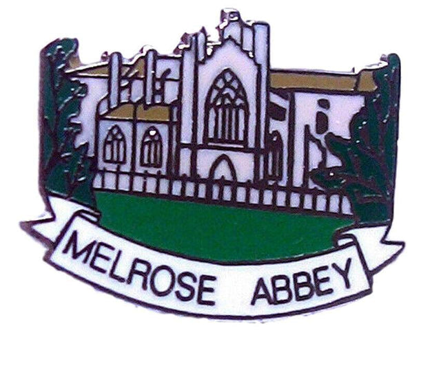 Melrose Abbey Quality Enamel Lapel Pin Badge image 0