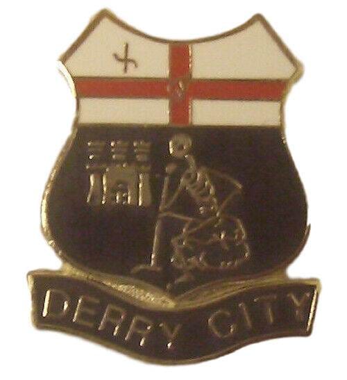Derry City Ireland Quality Enamel Lapel Pin Badge image 0