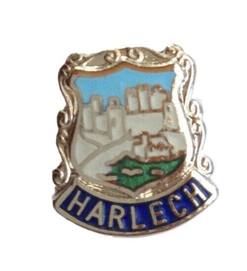 Harlech Castle Wales Quality Enamel Lapel Pin Badge image 0