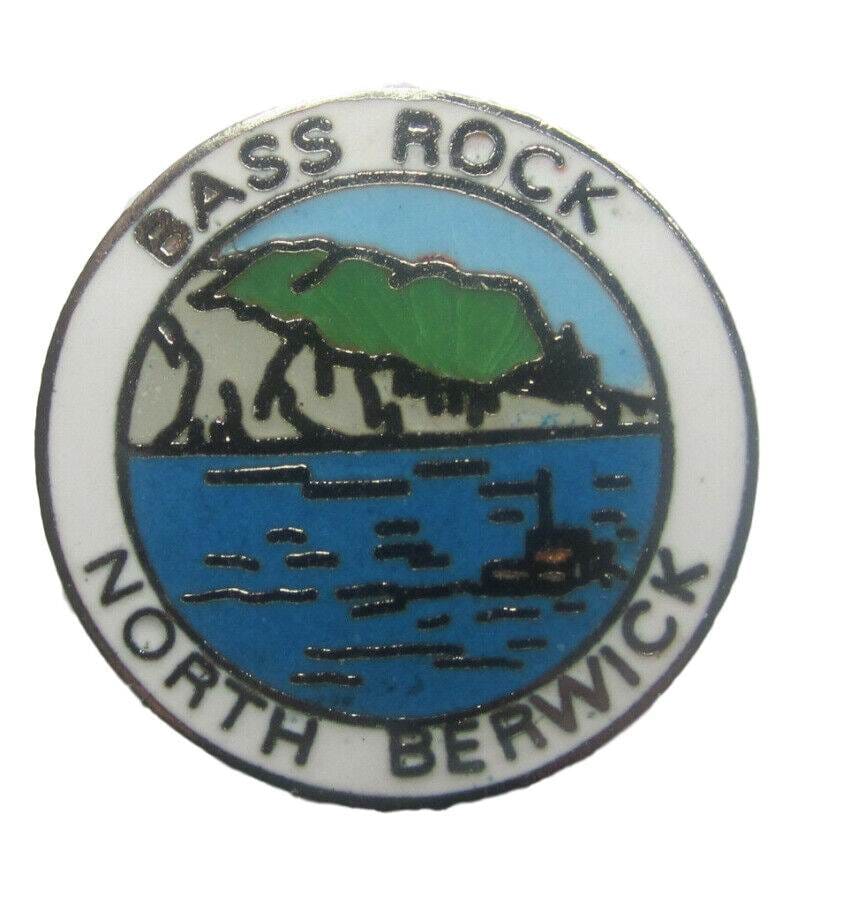 Bass Rock North Berwick Quality Enamel Lapel Pin Badge image 0