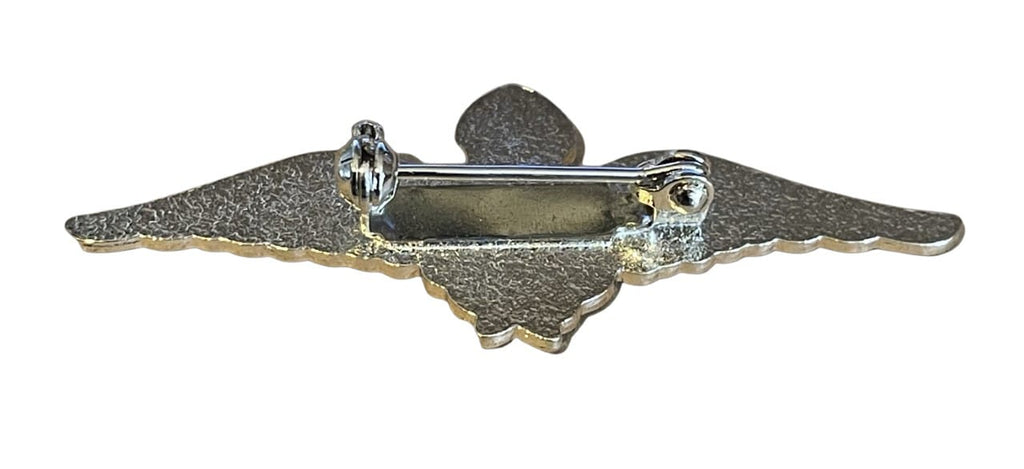 MOD Approved RAF Royal Air Force Bright Nickel Sweetheart Wings Brooch Badge image 4