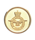 Royal Air Force RAF Round Crest Gold Plated Lapel Pin Badge image 0