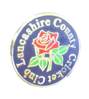 Lancashire County Cricket Club Enamel Lapel Pin Badge image 0