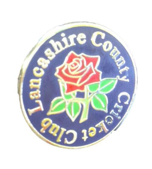 Lancashire County Cricket Club Enamel Lapel Pin Badge image 0