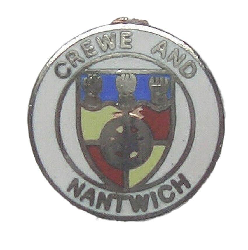 Crewe And Nantwich UK Quality Enamel Lapel Pin Badge image 0
