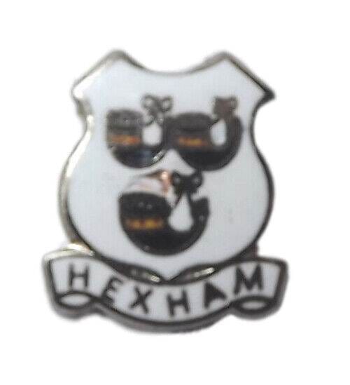 Hexham Market Town In Northumberland Quality Hard Enamel Lapel Pin Badge image 0