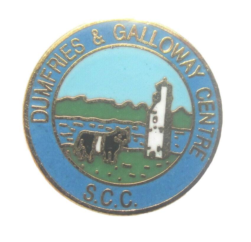SCC Dumfries & Galloway Centre Quality Enamel Lapel Pin Badge image 0