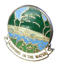 Ashford in the Water Derbyshire England Enamel Lapel Pin Badge image 0