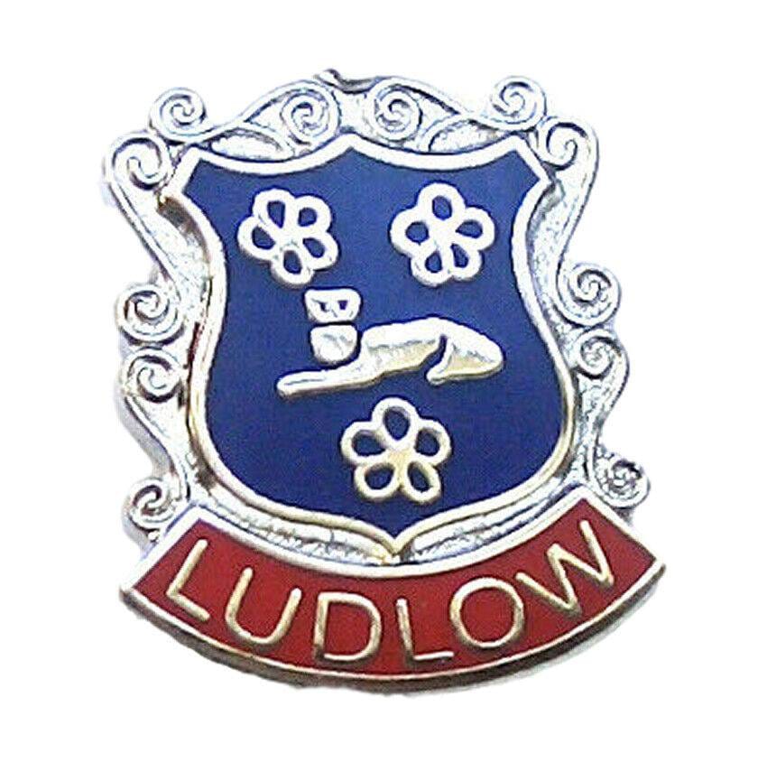Ludlow South Shropshire England Quality Enamel Lapel Pin Badge image 0